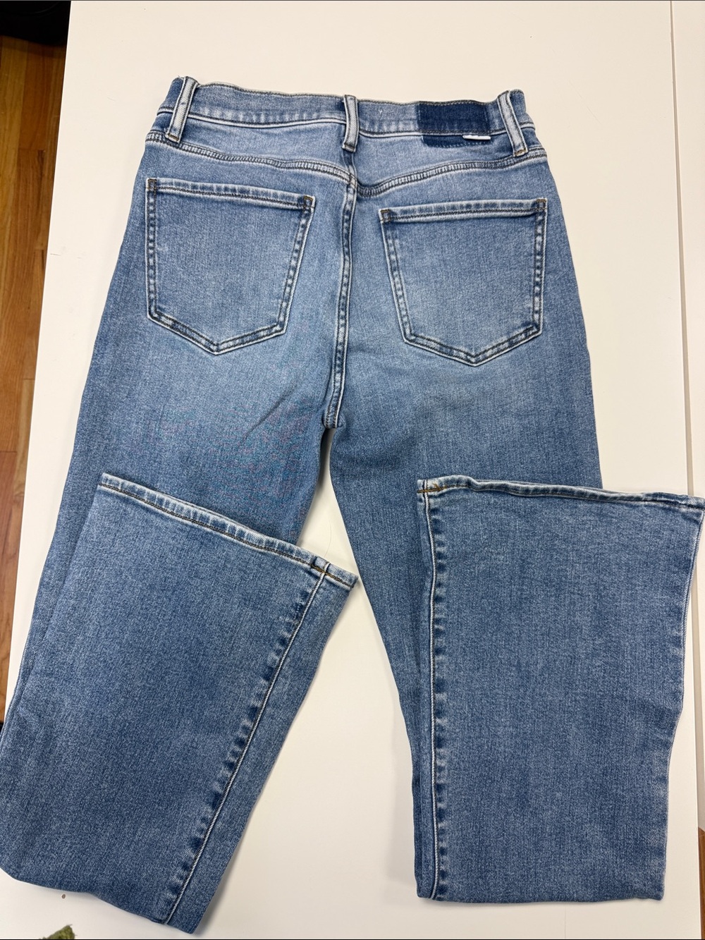 DAZE Women's Medium Blue High-Rise Flare Jeans - Picture 2 of 3